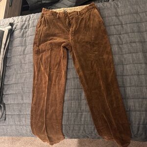 Men's 36x34 Polo Ralph Lauren Brown Corduroy Pants